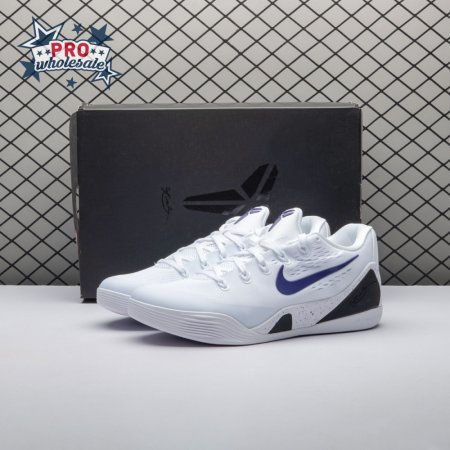 Nike Kobe 9 Elite Low EM Protro White Court Purple IH1401-100 Unisex