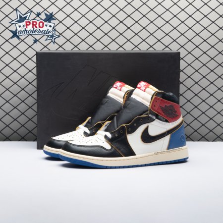 Jordan 1 Retro High OG SP Fragment x Union LA Varsity Red Sport Royal IO7847-002 Unisex
