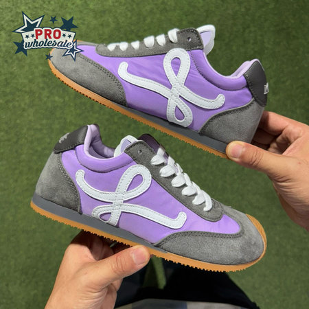 LOEWE Flow Runner Purple,Carbon Grey and White