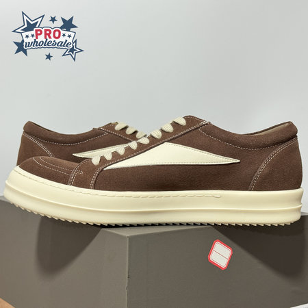 Rick Owens Vans Low-Top Chamois Leather Brown