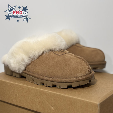 UGG Flat Sole Slippers Chestnut