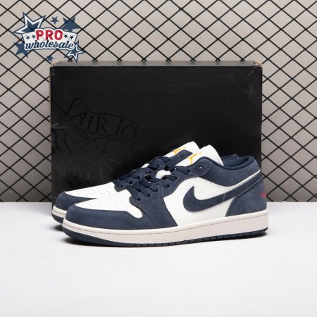 Jordan 1 Low SE Obsidian Suede IO7448-400 Unisex
