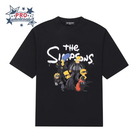 Balenciaga The Simpsons T-Shirt (B50) Black