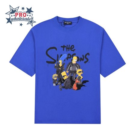Balenciaga The Simpsons T-Shirt (B50) Blue