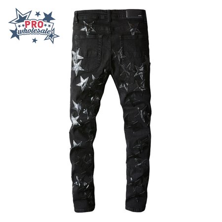 Amiri Stars Jeans Black