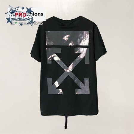 Off White Caravaggio Diag Arrow Tee
