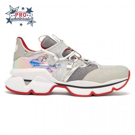 CHRISTIAN LOUBOUTIN RED- RUNNER SNEAKER - CL55