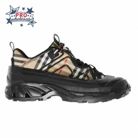 BURBERRY VINTAGE CHECK COTTON AUTHUR SNEAKERS - BBR090