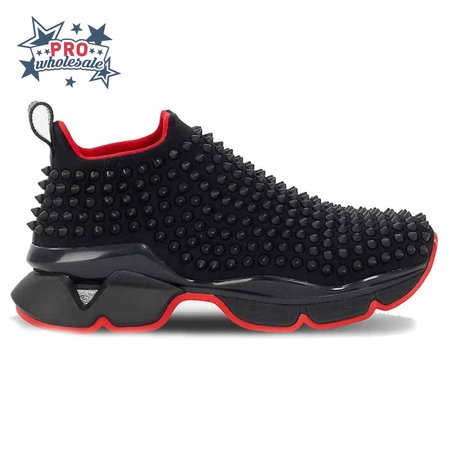 CHRISTIAN LOUBOUTIN SPIKE SOCK SNEAKER - CL52
