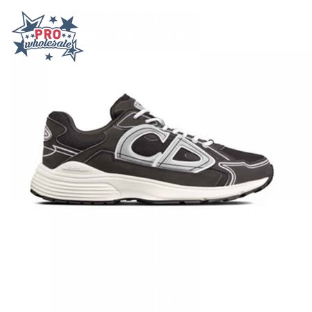 DIOR B30 SNEAKERS BLACK MESH AND TECHNICAL FABRIC - CD88