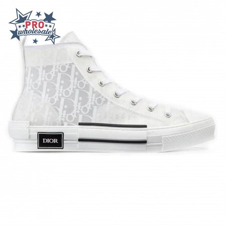 DIOR LIMITED EDITION "B23" HIGH-TOP DIOR OBLIQUE SNEAKER- CD15