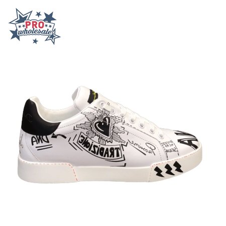 DOLCE & GABBANA CALFSKIN NAPPA PORTOFINO SNEAKERS - DG29