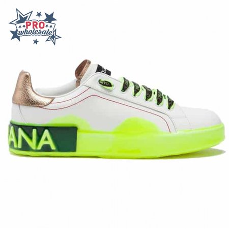 DOLCE & GABBANA PORTOFINO MELT SNEAKERS IN PRINTED NAPPA CALFSKIN - DG17