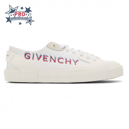 GIVENCHY WHITE SIGNATURE LIGHT TENNIS SNEAKER - GVC41