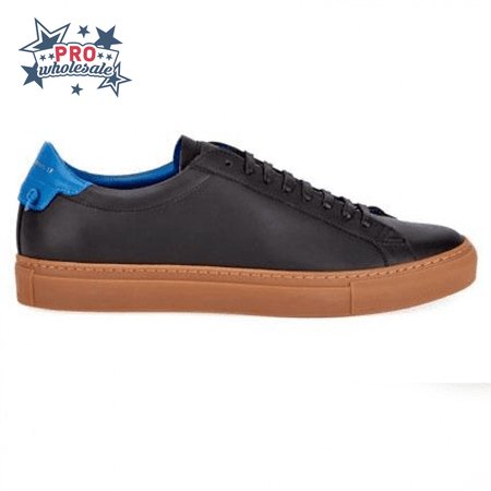 GIVENCHY MEN'S URBAN KNOT LEATHER LOW-TOP SNEAKERS IN BLACK - GVC24