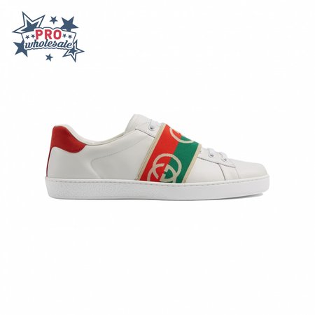 GUCCI MEN'S ACE SNEAKERS WITH ELASTIC WEB - GC213