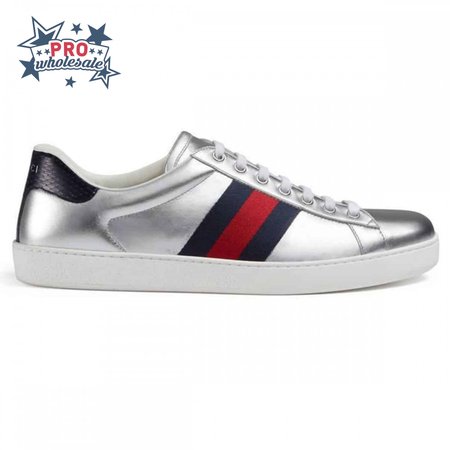 GUCCI ACE SLIVER SNEAKER - GC39