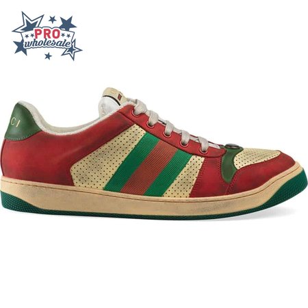 GUCCI SCREENER LEATHER SNEAKER - GC52