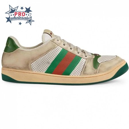 GUCCI SCREENER LEATHER SNEAKER - GC53