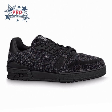 glitter sneaekers black trainer - 223