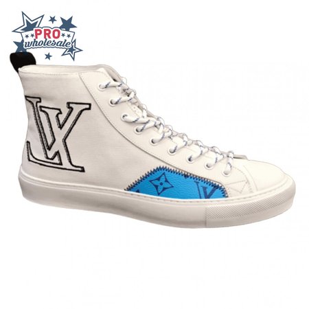 tattoo high top white sneaker - 76